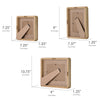 Triptych of Memories 3-Piece Box Top Photo Frame Set